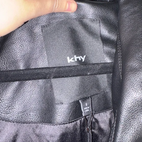 KHY x Namilia Faux Leather Trench Coat - Picture 6 of 8